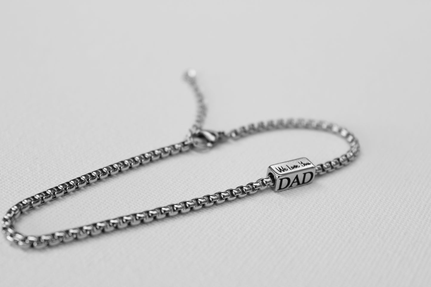 Dad Bracelet Engraved with Children's Names