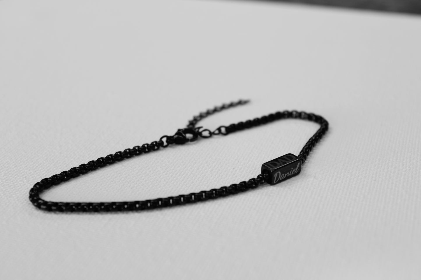 Dad Bracelet Engraved with Children's Names