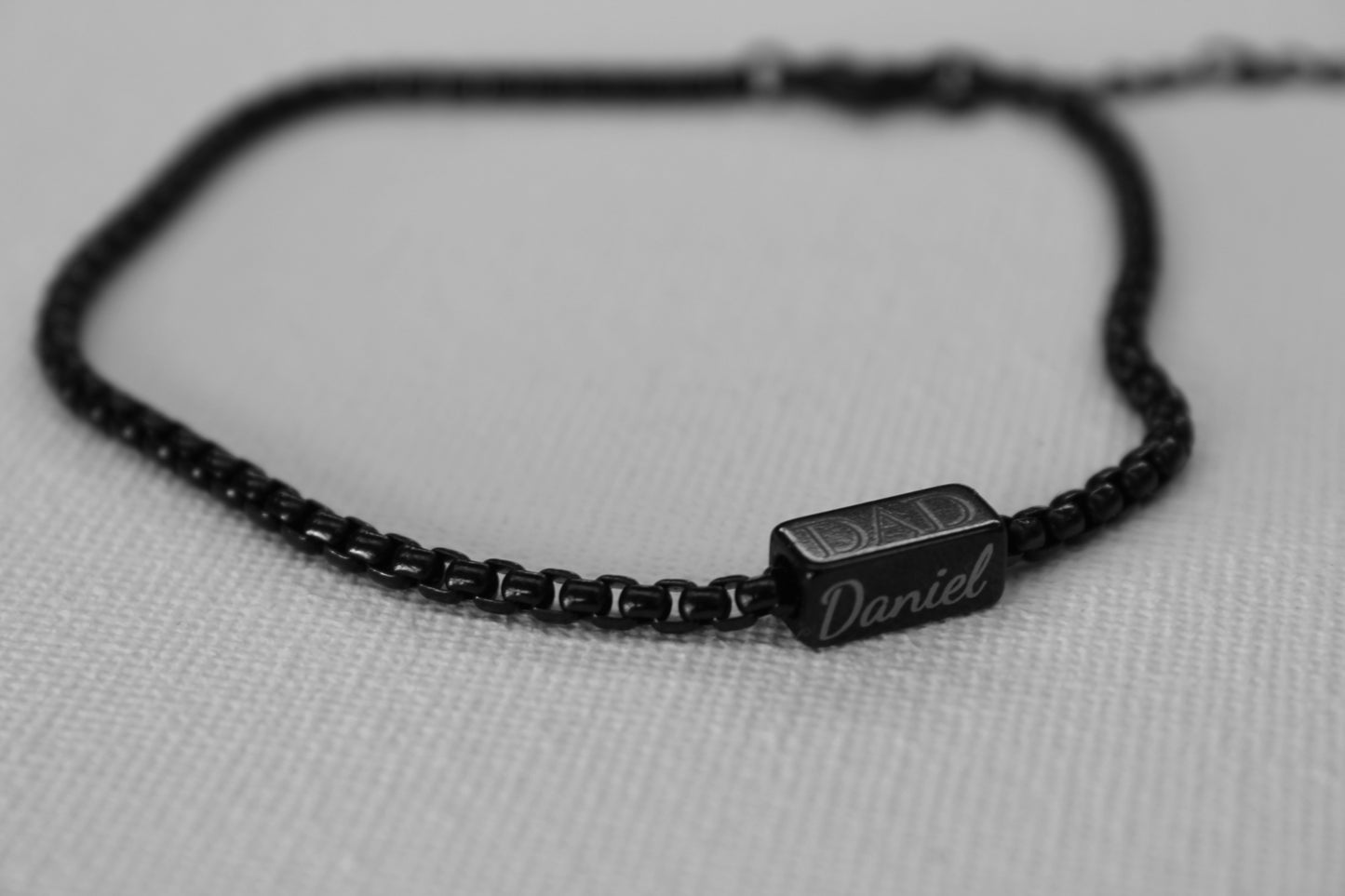 Dad Bracelet Engraved with Children's Names