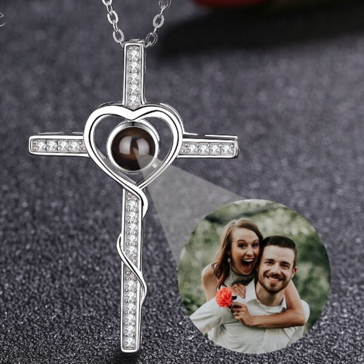 Personalised Photo Projection Necklace photo personalised necklace (Copy) not active do not orderPhoto Necklaces