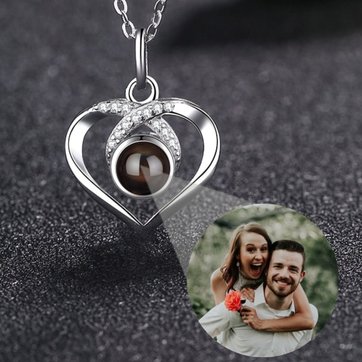 CHGBMOK Necklaces for Women Magnetic Couple Necklace for Him And Her,100  Languages I Love You Sun Moon Couple Projection Necklace - Walmart.com