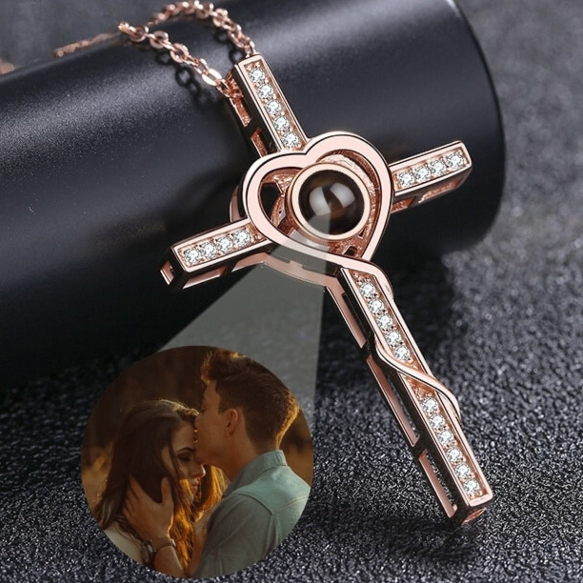 Personalised Photo Projection Necklace 8413