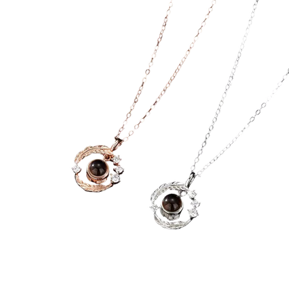 Personalised Necklace with Photo Projection Pendants - Photo Necklaces Personalisr Au