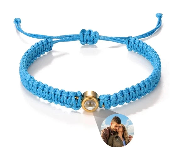 Photo Projection Rope Strand Bracelets