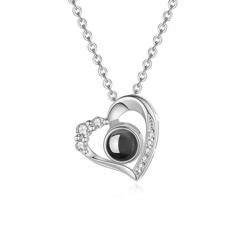 Personalised Necklace with Photo Projection Pendants - Photo Necklaces Personalisr Au