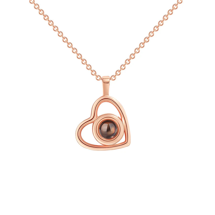 Personalised Necklace with Photo Projection Pendants - Photo Necklaces Personalisr Au