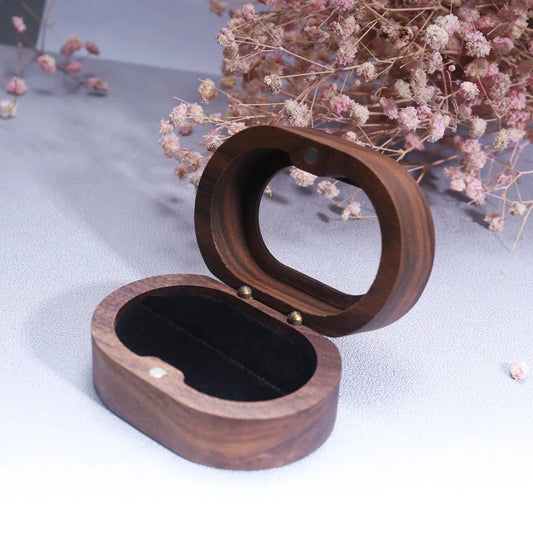 Custom Engraved Wooden Cufflink Box