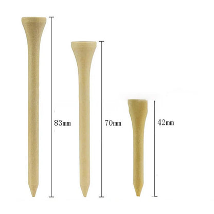 Personalized Engraved Wood Golf Tees & Holder