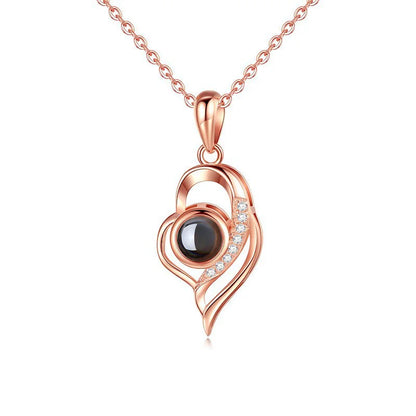 Personalised Necklace with Photo Projection Pendants - Photo Necklaces Personalisr Au