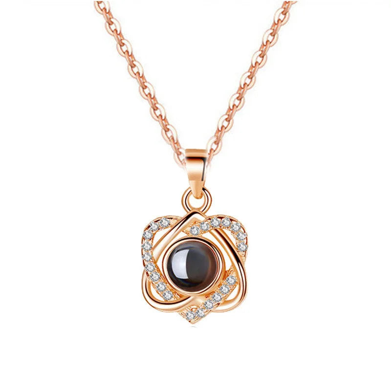 Personalised Necklace with Photo Projection Pendants - Photo Necklaces Personalisr Au