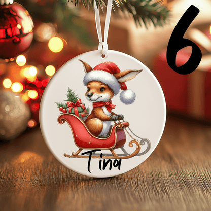 Australian Christmas Ornaments with Custom Photo - Christmas Ornaments Personalisr Au