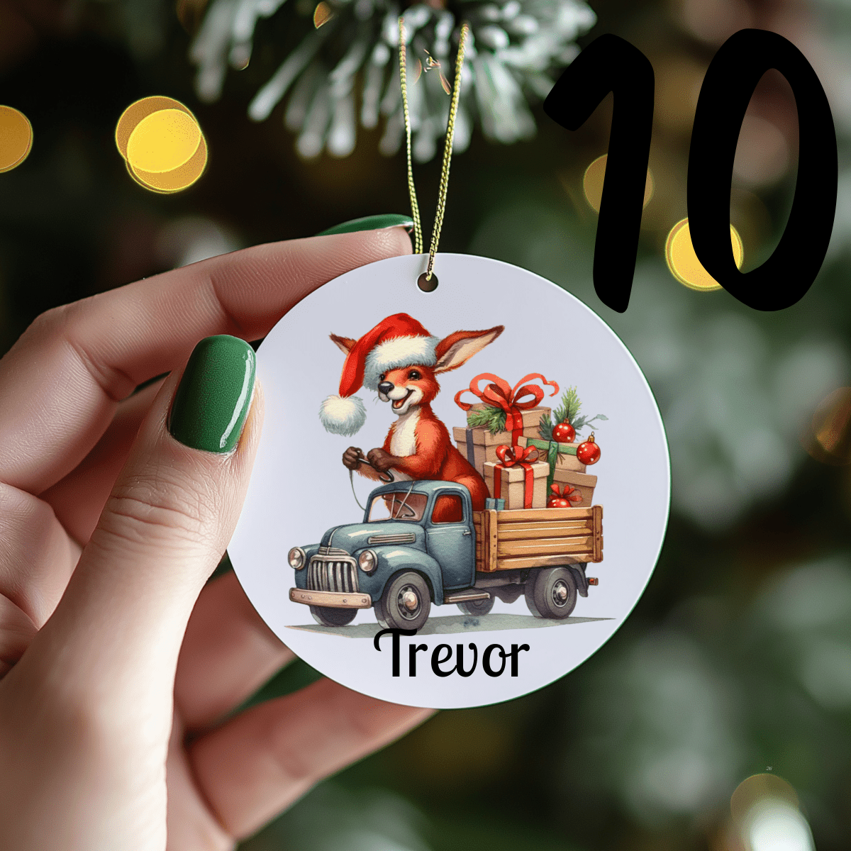 Australian Christmas Ornaments with Custom Photo - Christmas Ornaments Personalisr Au