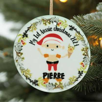 Baby’s First Christmas Personalised Ornaments