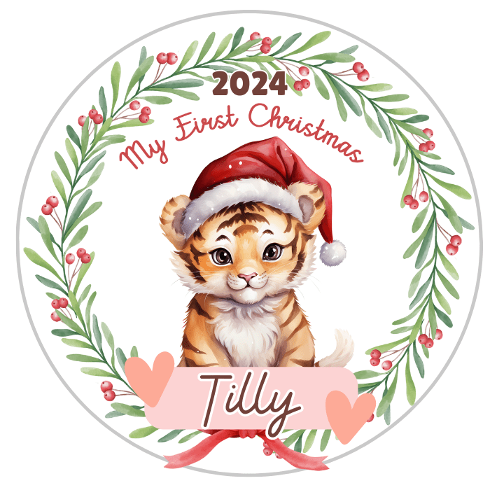 Baby’s First Christmas Personalized Ornaments - Christmas Ornaments Personalisr Au