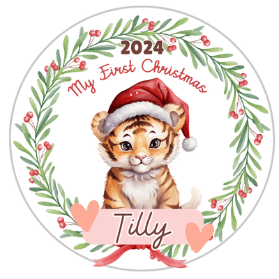 Baby’s First Christmas Personalized Ornaments