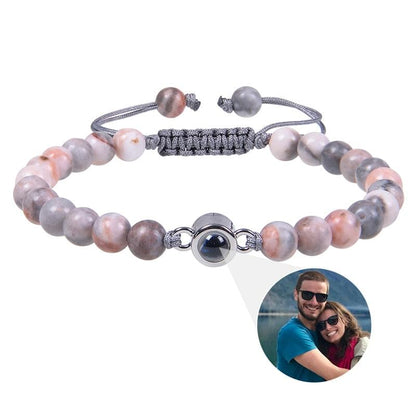 Beaded Photo Projection Braceletphoto bracelets