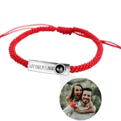 Couples Photo Projection Promise Bracelets