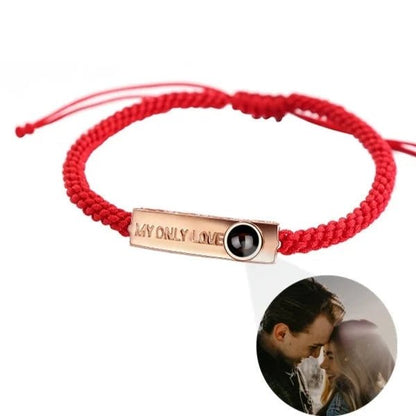 Couples Photo Projection Promise Bracelets