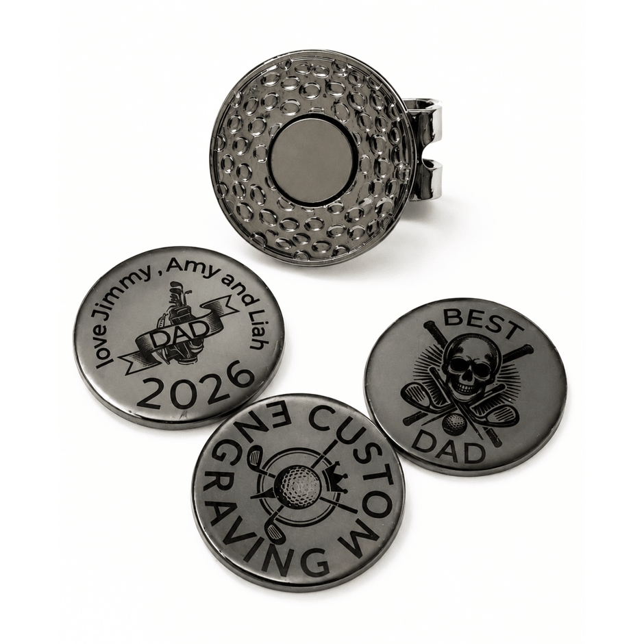 Personalised Golf Ball Markers and Stamps – Personalisr Au