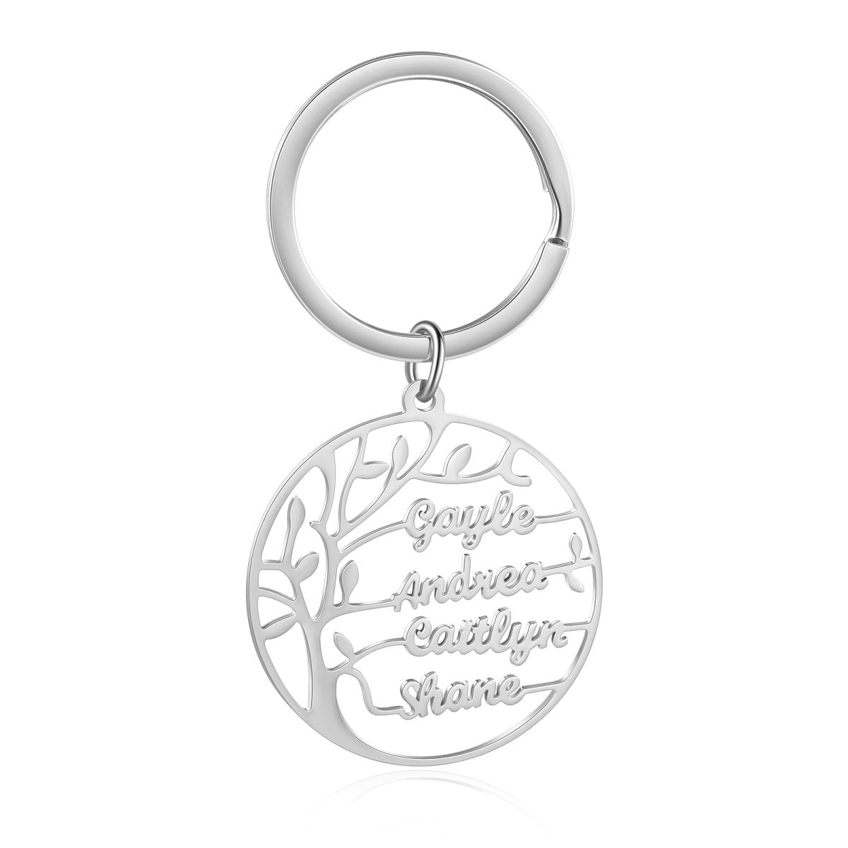 Custom Family Tree Keychain - 2022-08,Key Chains Personalisr Au