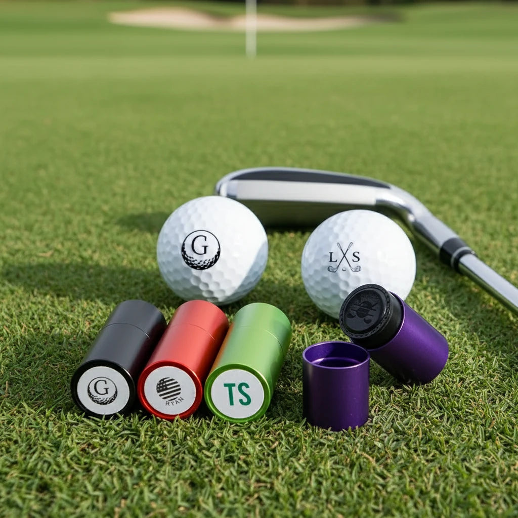 Custom Golf Ball Stamp - golf ball marker Personalisr Au