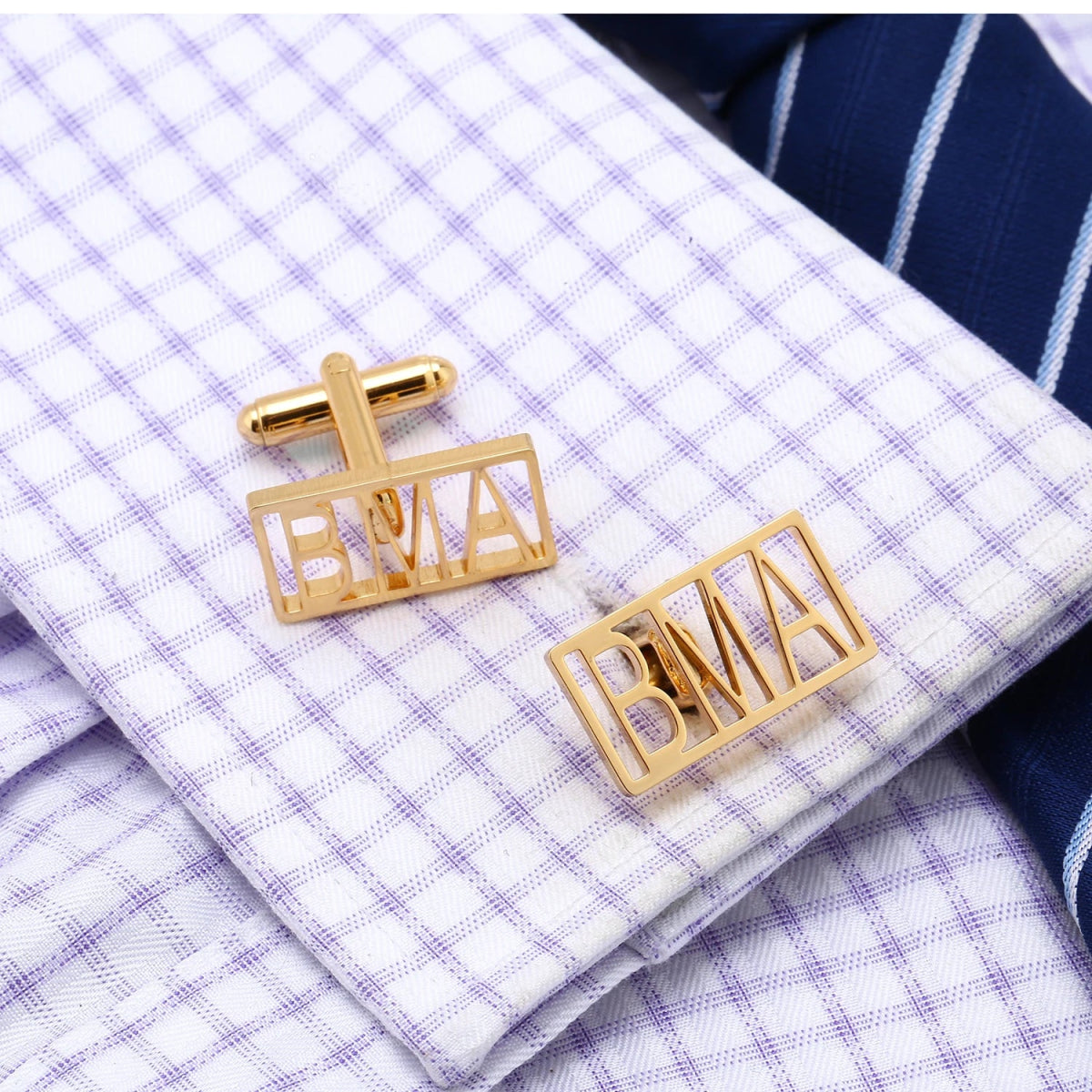 Custom Letter Cufflinks - Personalisr Au