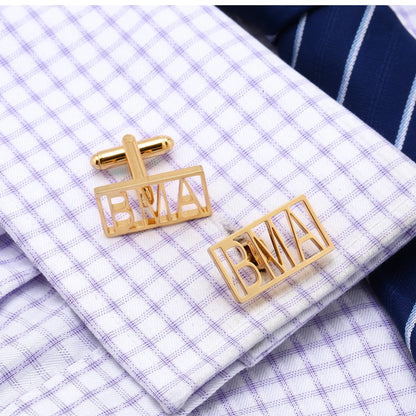 Custom Initials Cufflinks