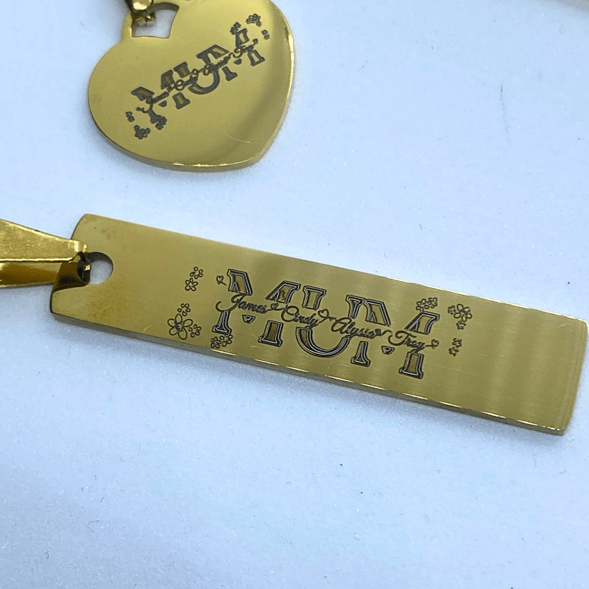 Custom Names Mum Monogram Pendant