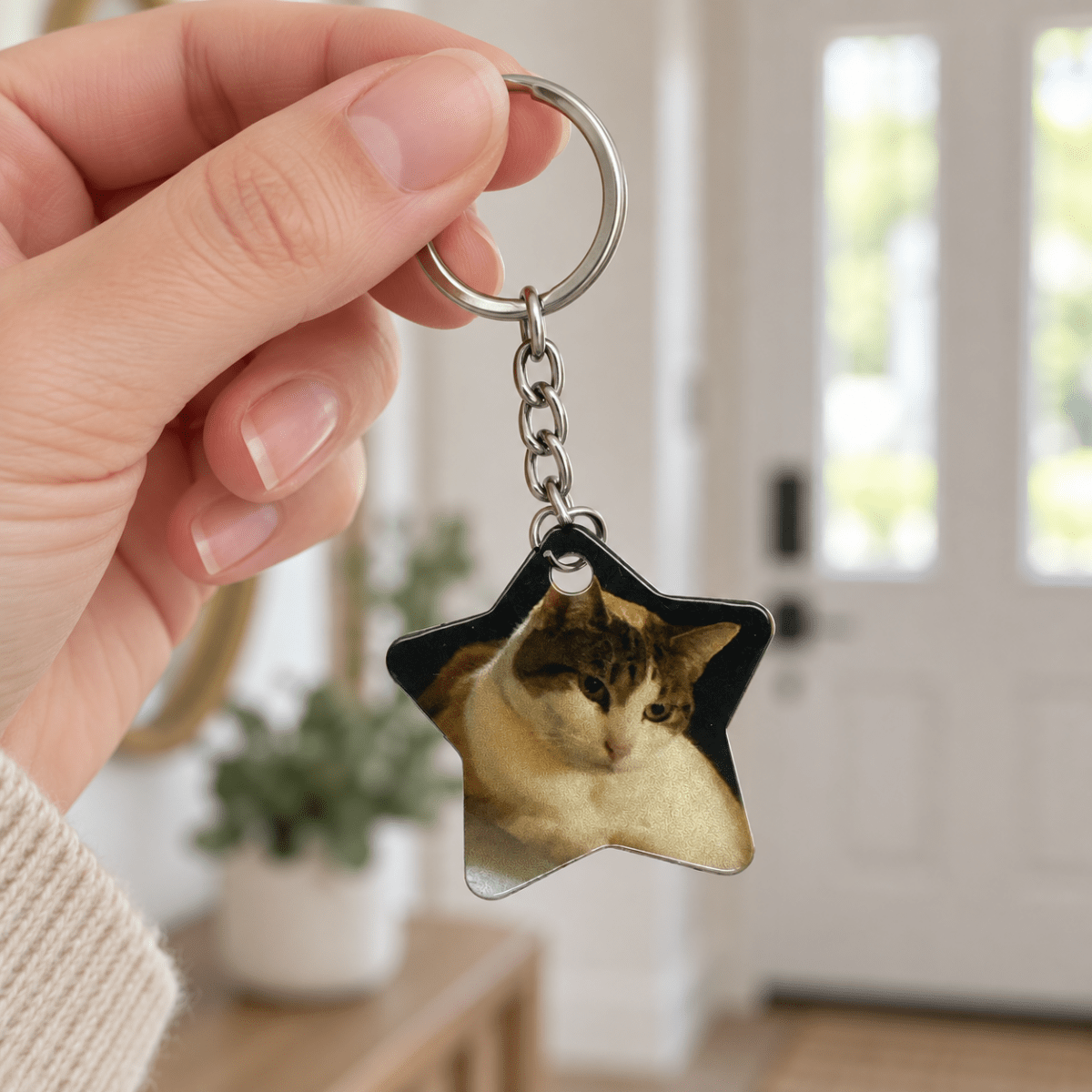 Custom Pet Photo KeychainKey Chains