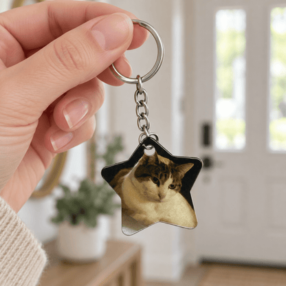 Custom Pet Photo KeychainKey Chains