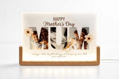 personalised gift for mum custom photo collage light australia