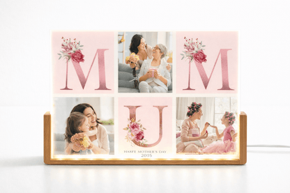 personalised gift for mum custom photo light australia