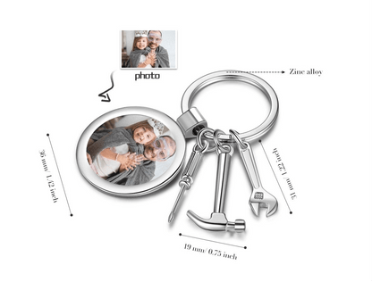 Custom Photo Tool Keychain