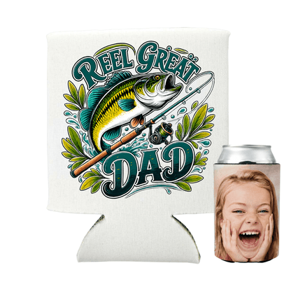 Custom stubby holders with photo - dad themestubby holder