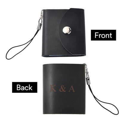 Customised Genuine Leather Photo Album KeychainKey Chain Photo Album