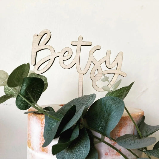 Customized Cake Topper – Custom Name Cake Decoration - cake topper Personalisr Au