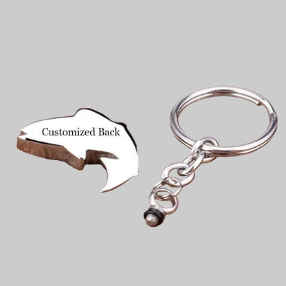 Customized Fish Cremation Urn Keychain