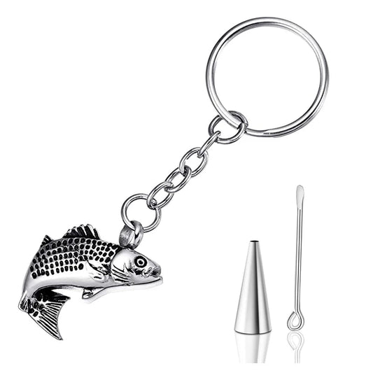 Customized Fish Cremation Urn Keychain