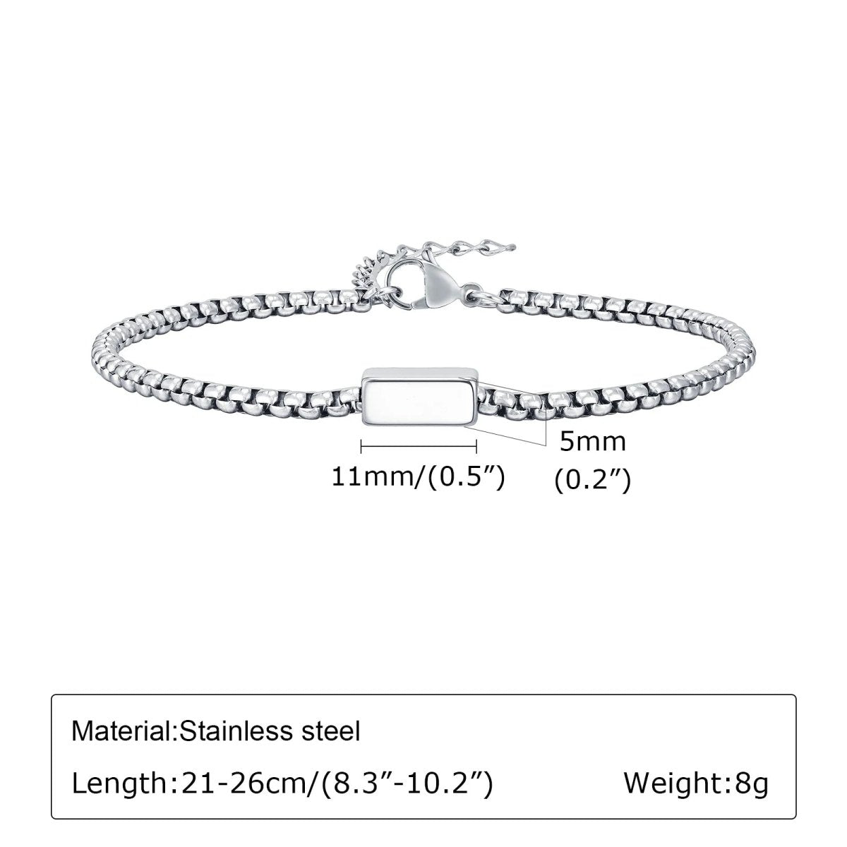 Dad Bracelet Engraved with Children's Names - bracelet Personalisr Au