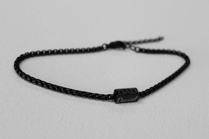 Dad Bracelet Engraved with Children's Names - bracelet Personalisr Au