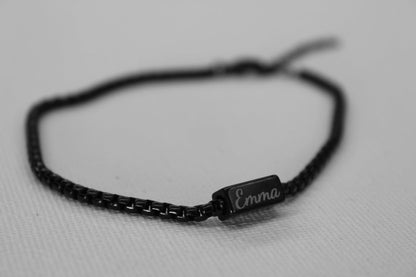 Dad Bracelet Engraved with Children's Names - bracelet Personalisr Au