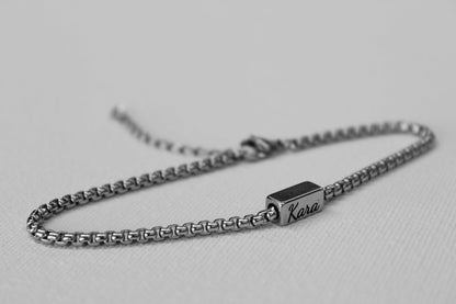 Dad Bracelet Engraved with Children's Names - bracelet Personalisr Au