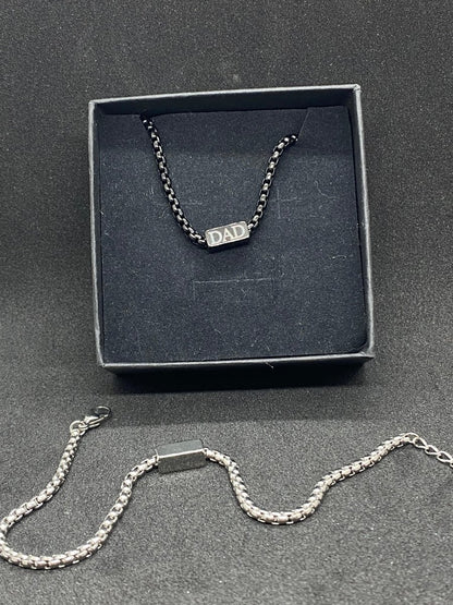 Dad Bracelet Engraved with Children's Names - bracelet Personalisr Au