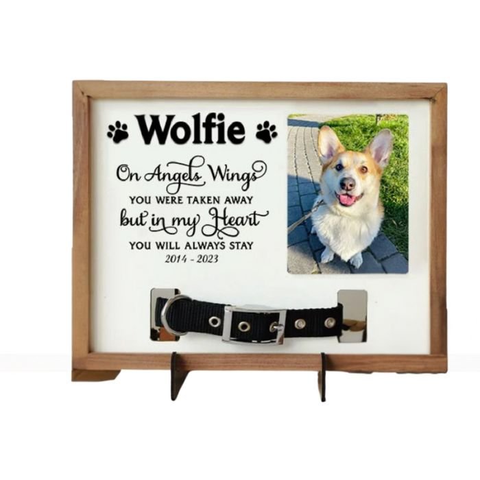 Dog Collar Memorial Photo Frame