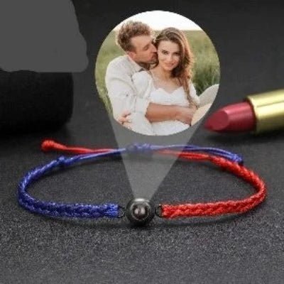 Duo Tone Photo Projection Rope Braceletbracelet