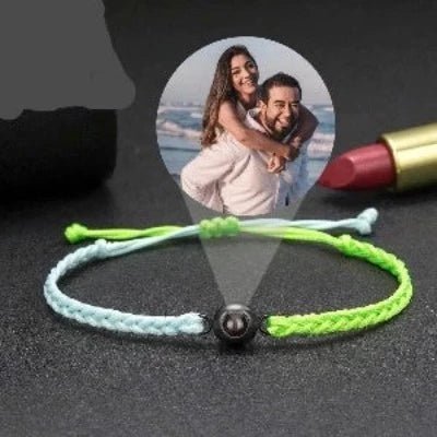 Duo Tone Photo Projection Rope Braceletbracelet