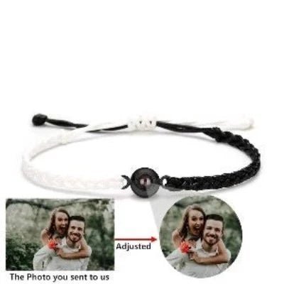 Duo Tone Photo Projection Rope Braceletbracelet