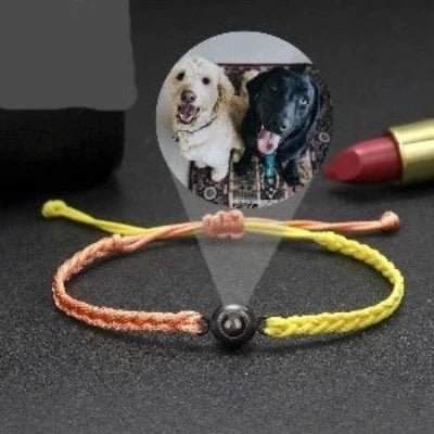 Duo Tone Photo Projection Rope Braceletbracelet