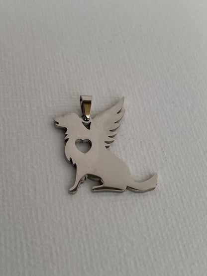 Engraved Angel Cat/Dog Memorial CharmCharms