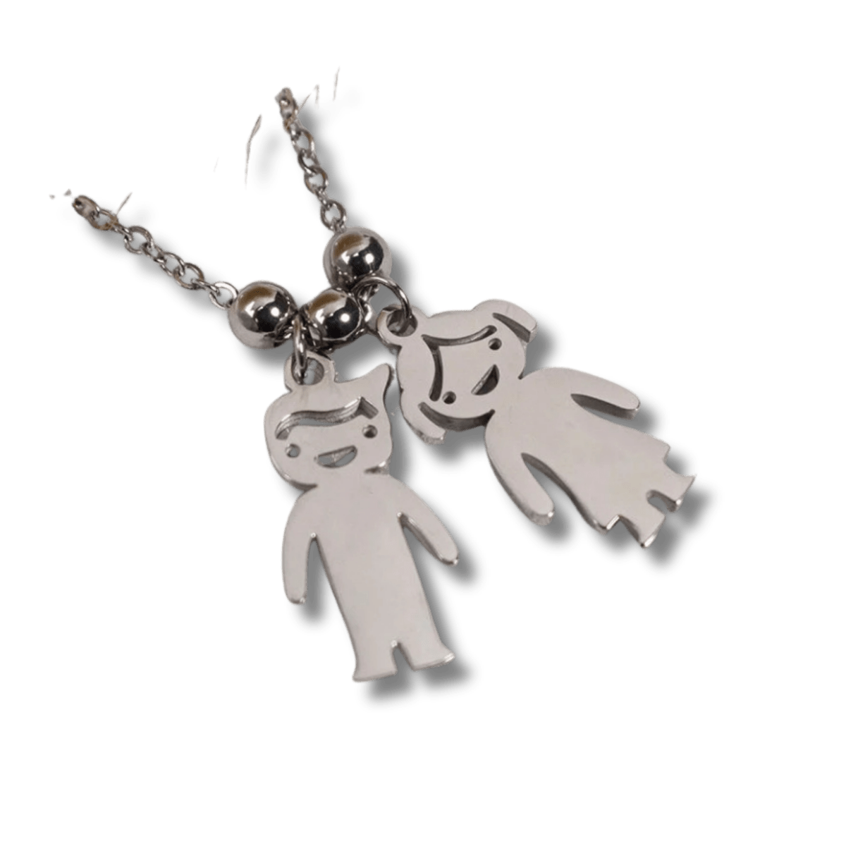 Engraved Boy Charm - Stainless SteelBracelet